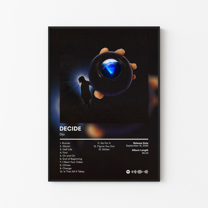 Djo DECIDE Album Poster
