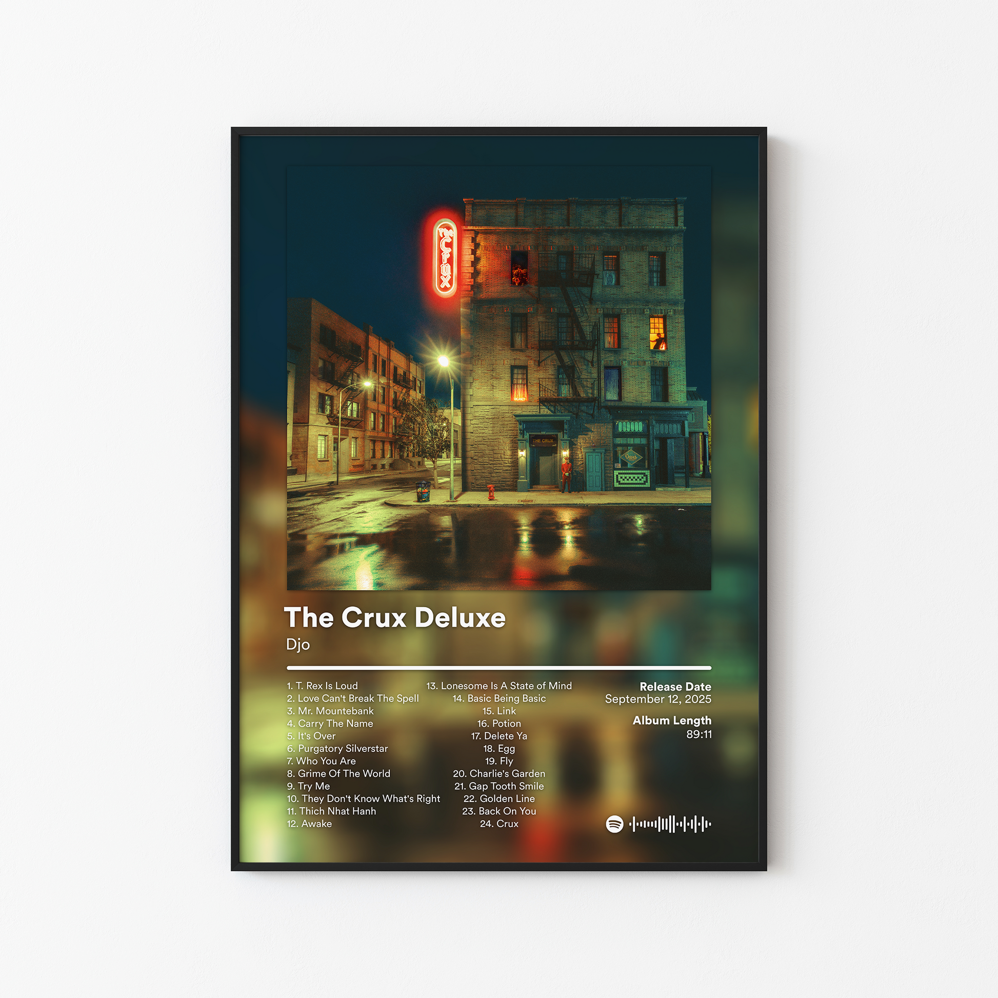 Djo The Crux Deluxe Album Poster