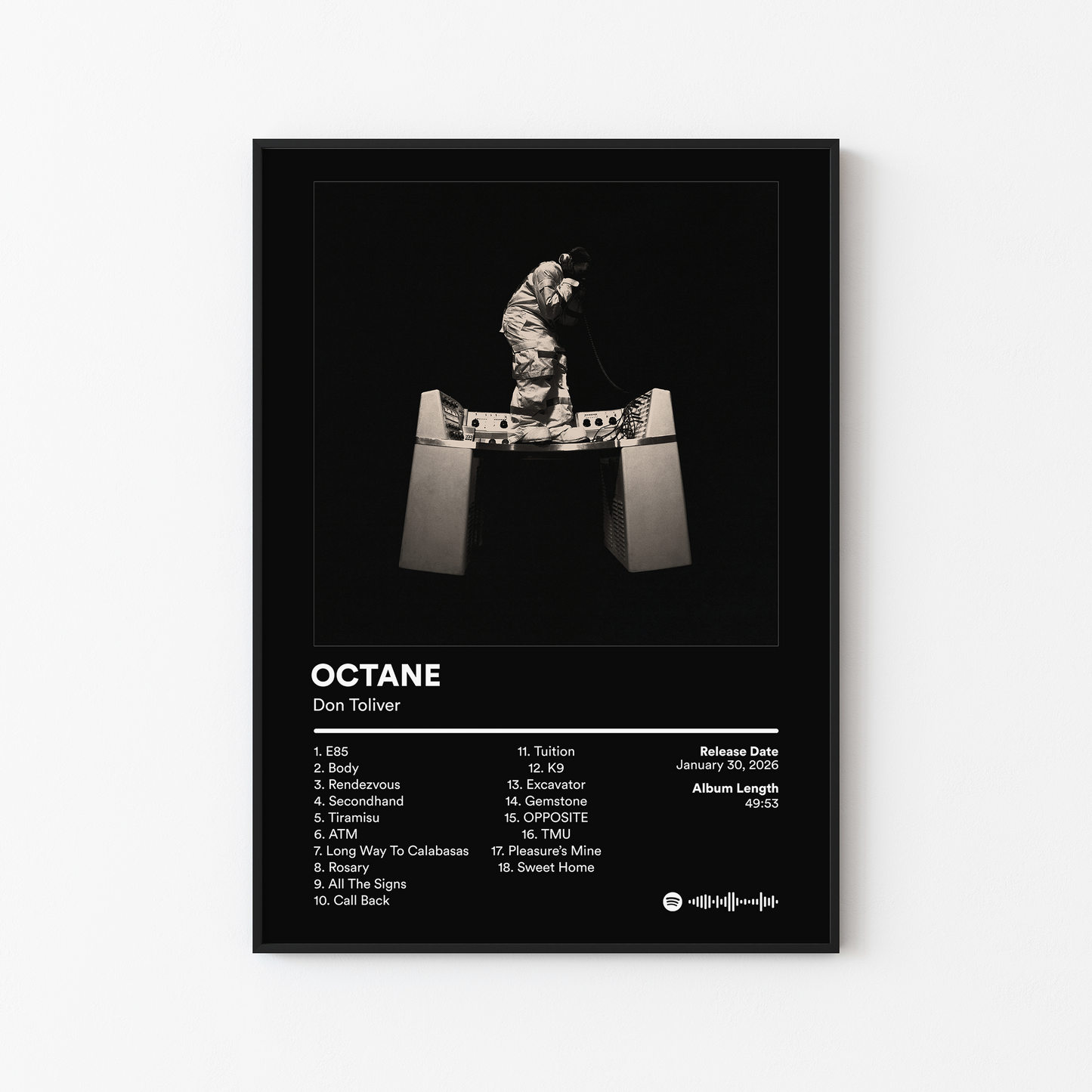 Don Toliver OCTANE Album Poster