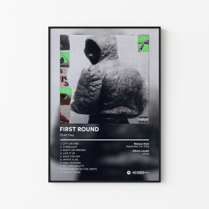 Draft Day FIRST ROUND Album Poster