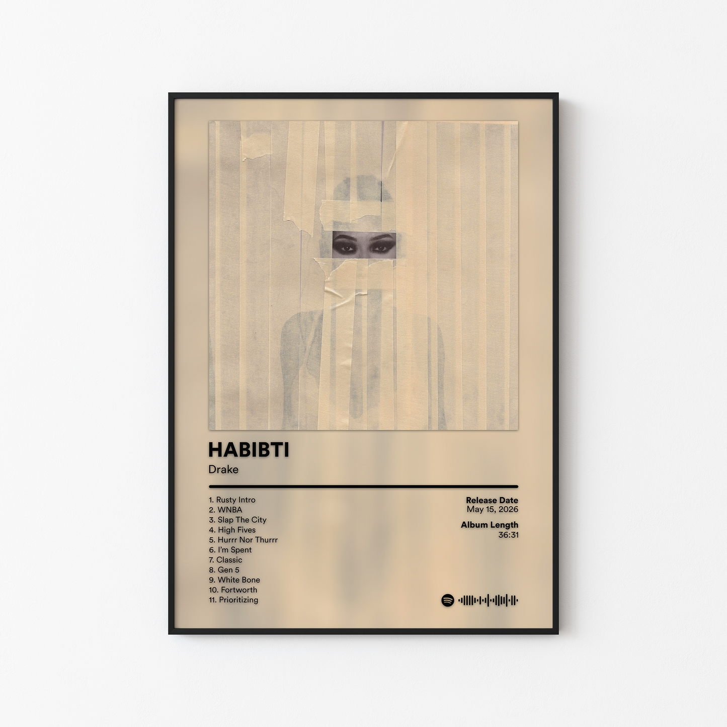 Drake HABIBTI Album Poster
