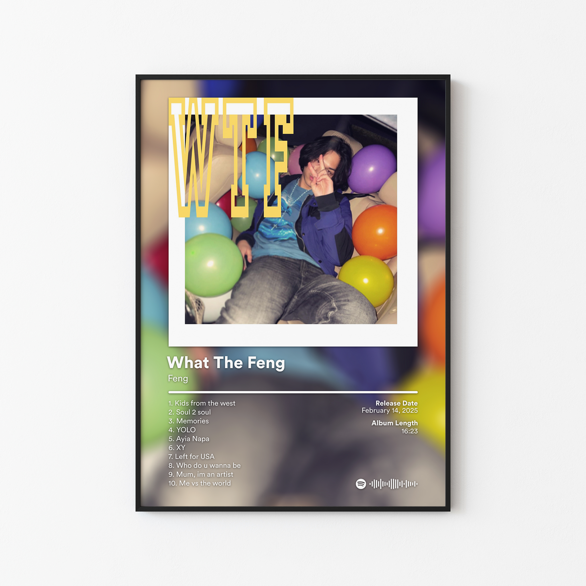 Feng Poster Rapper Feng Album Posters – Radial Posters