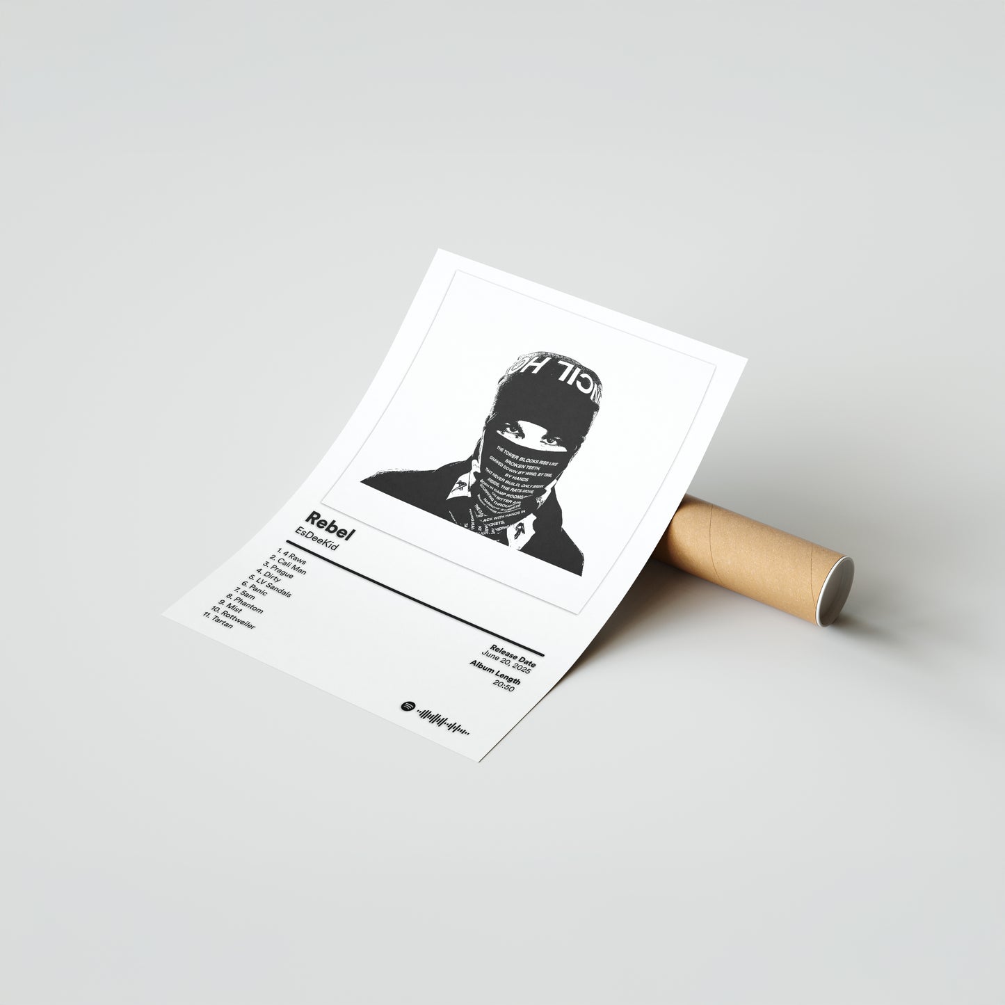 EsDeeKid Rebel Album Poster