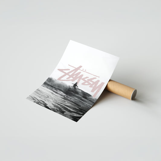 Surf Stüssy Poster