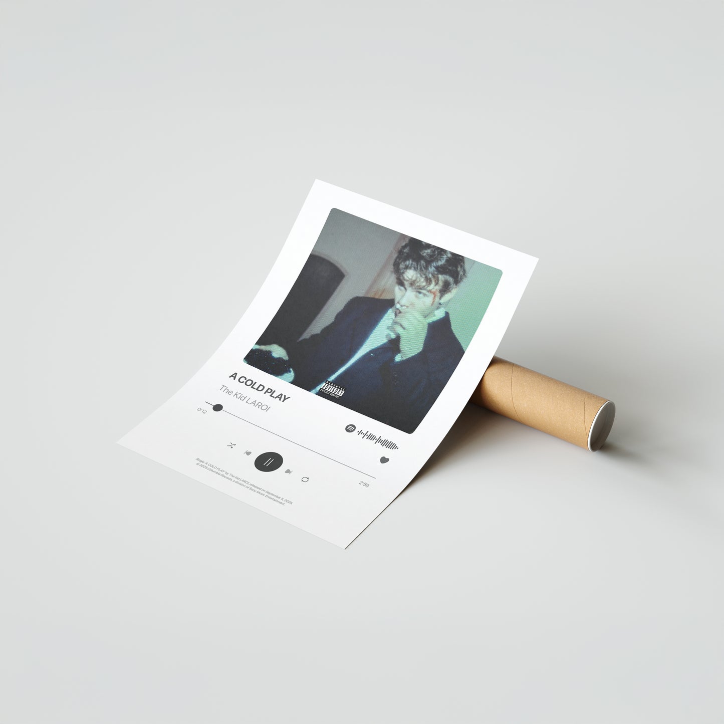 The Kid LAROI A COLD PLAY Poster