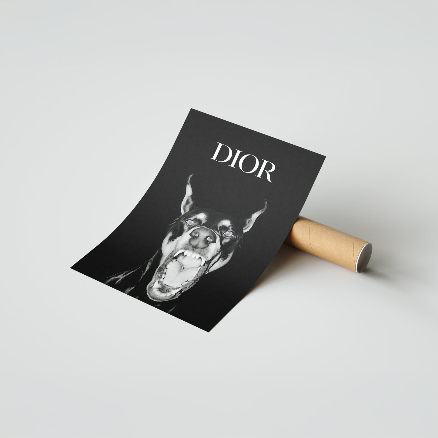 Dior Dobermann Poster