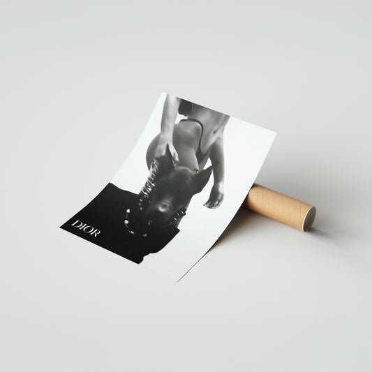 Dior Dobermann Poster