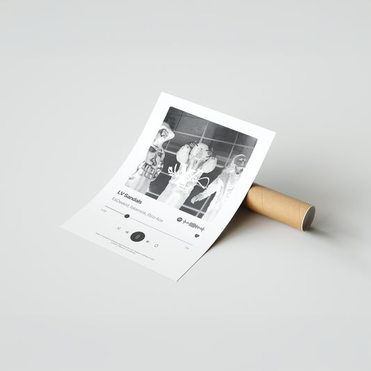 EsDeeKid fakemink Rico Ace LV Sandals Poster