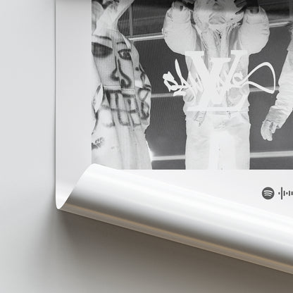 EsDeeKid fakemink Rico Ace LV Sandals Poster