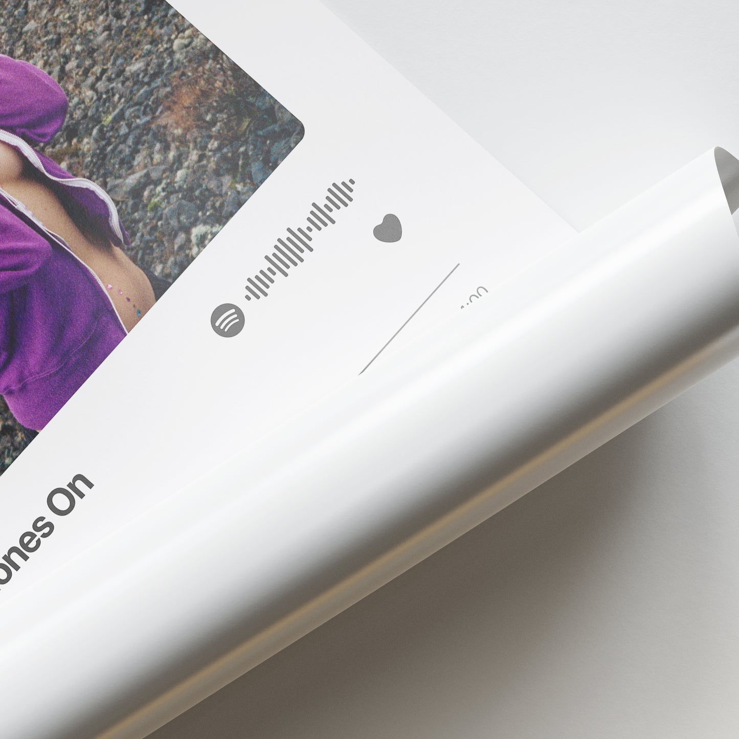 Addison Rae Headphones On Poster