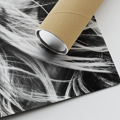 Kate Moss B&W Poster