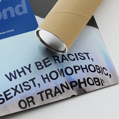 Frank Ocean Blonde Art Poster