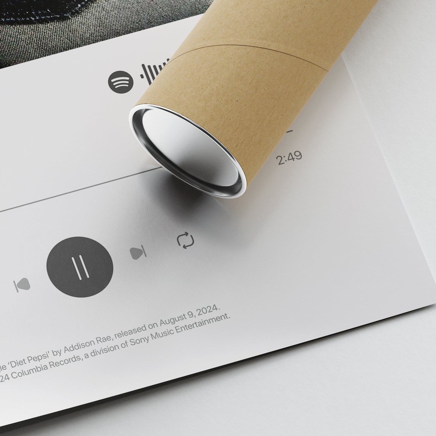 Addison Rae Diet Pepsi Poster