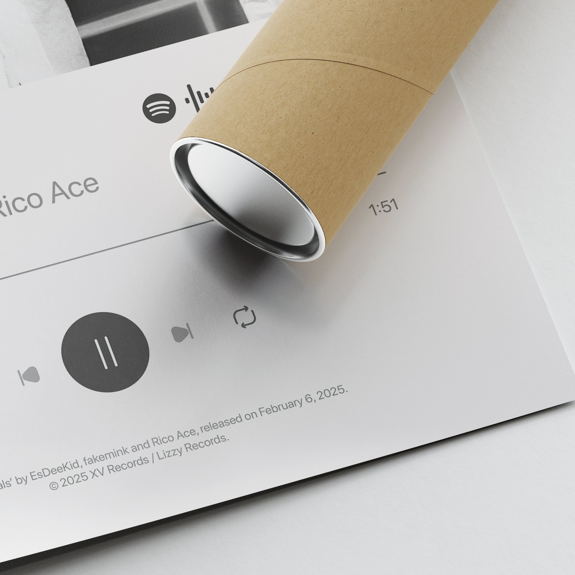 EsDeeKid fakemink Rico Ace LV Sandals Poster