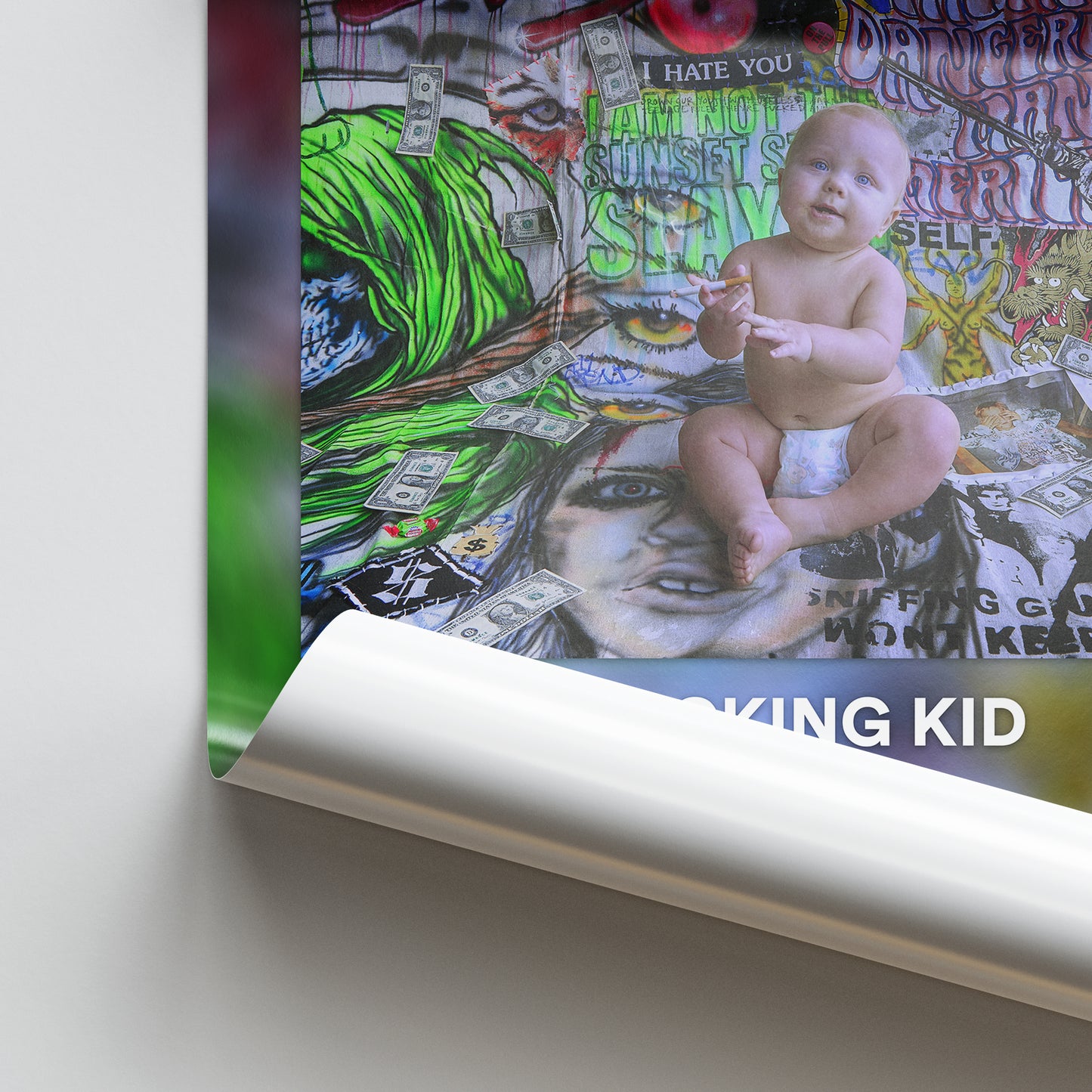 Nettspend BAD ASS FUCKING KID Album Poster