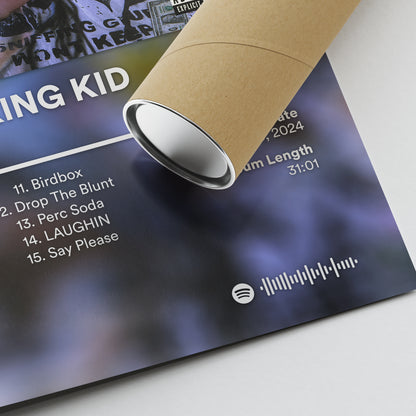 Nettspend BAD ASS FUCKING KID Album Poster