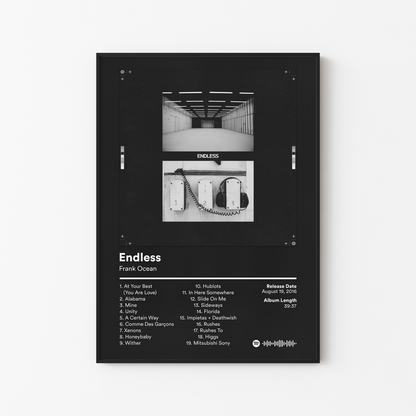 Frank Ocean Endless Album Poster