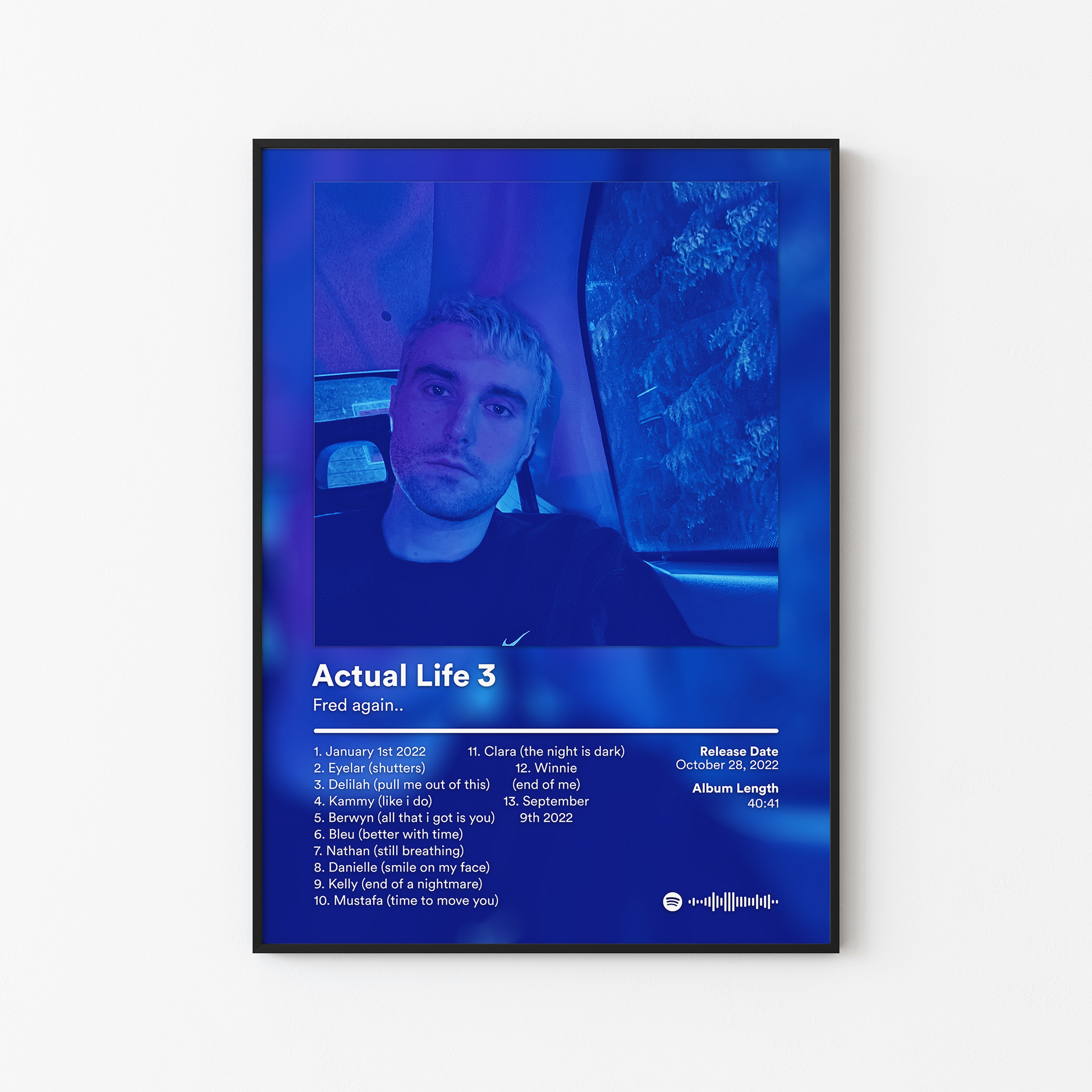 Fred again Actual Life 3 Album Poster