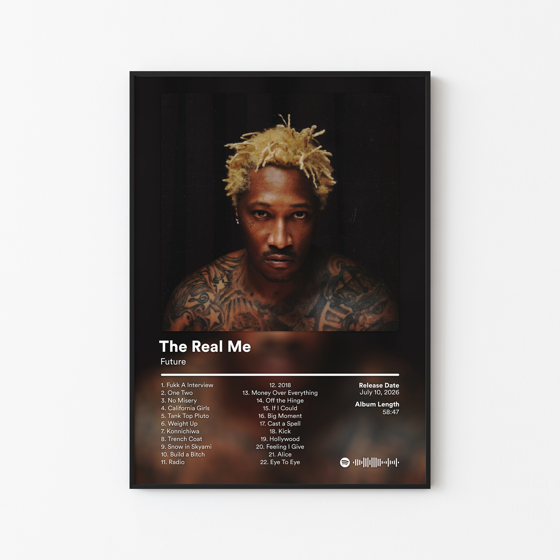 Future The Real Me Album Poster