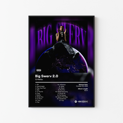 G Herbo Big Swerv 2.0 Album Poster