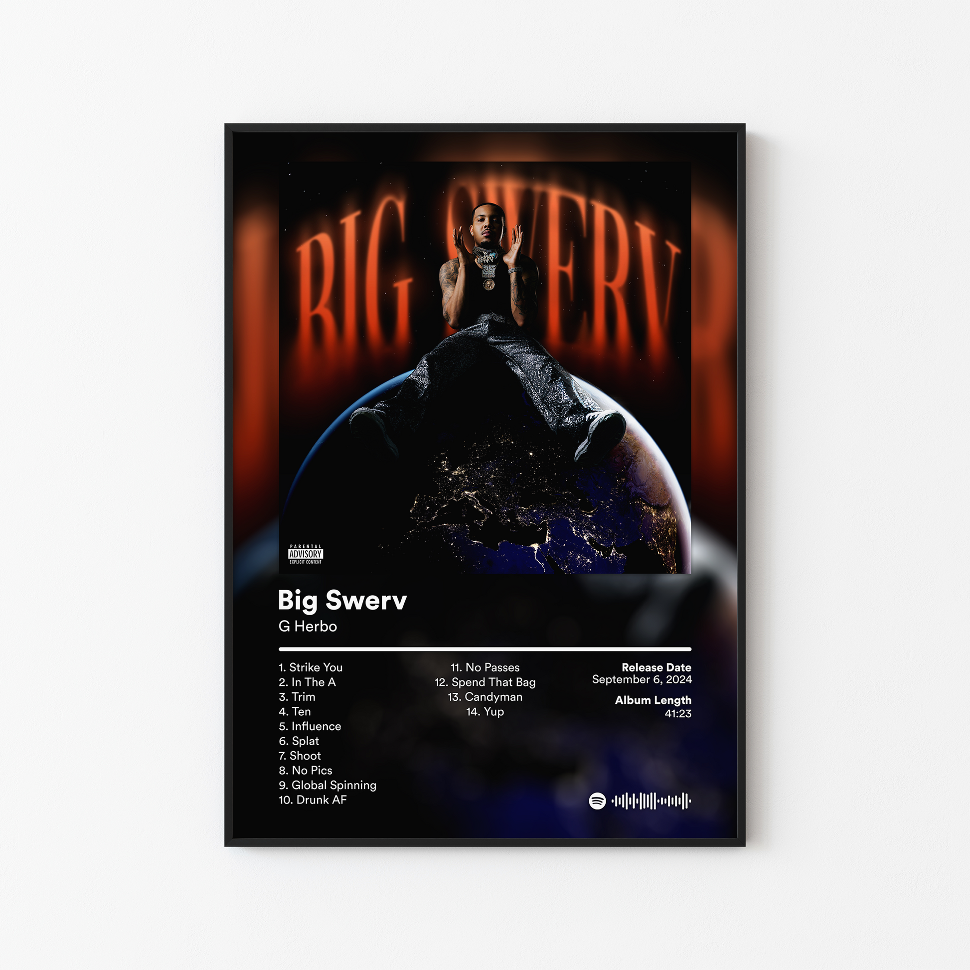 G Herbo Big Swerv Album Poster