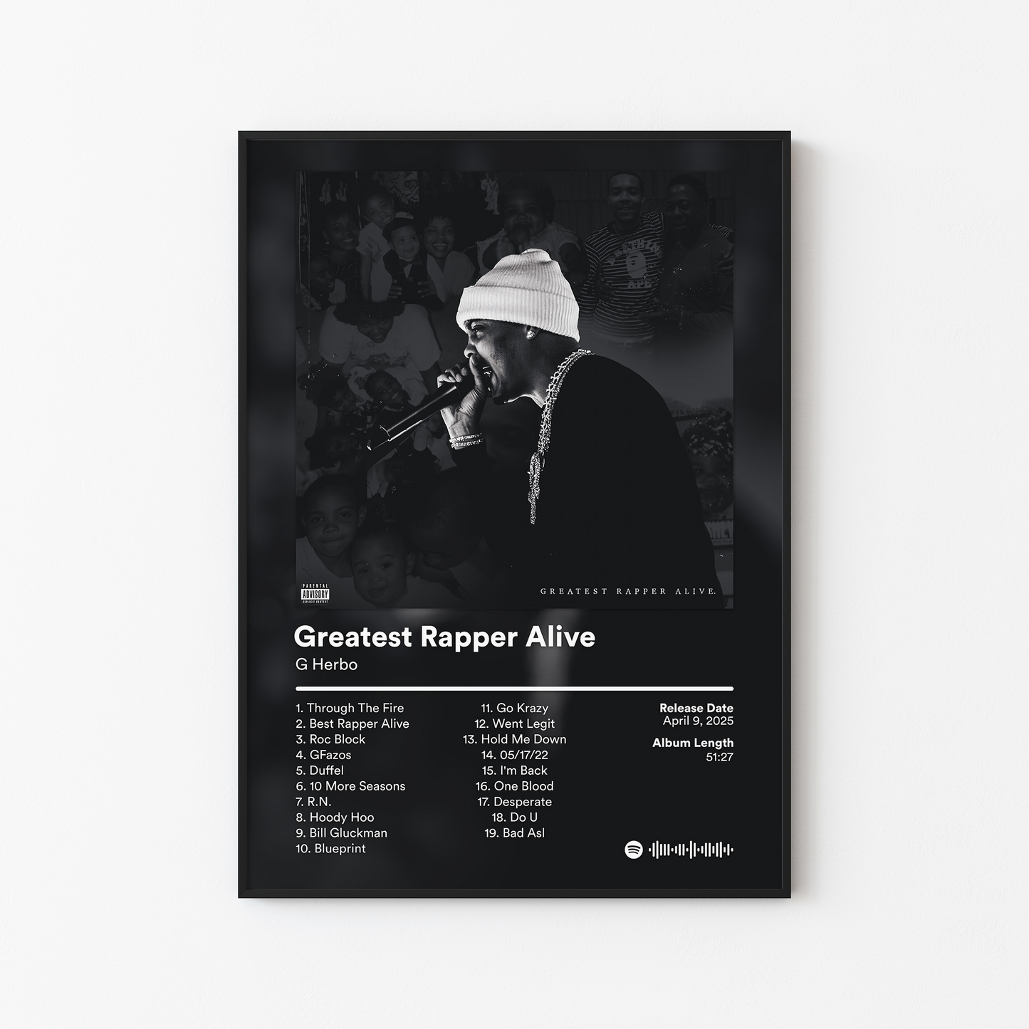 G Herbo Greatest Rapper Alive Album Poster