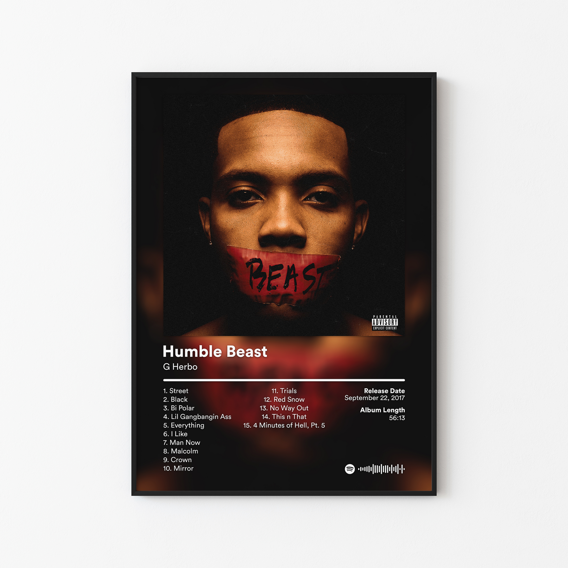 G Herbo Humble Beast Album Poster