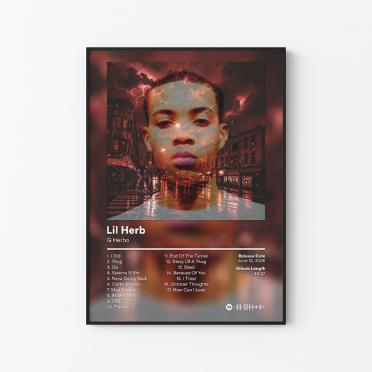 G Herbo Lil Herb: Lil Heroin Edition Album Poster