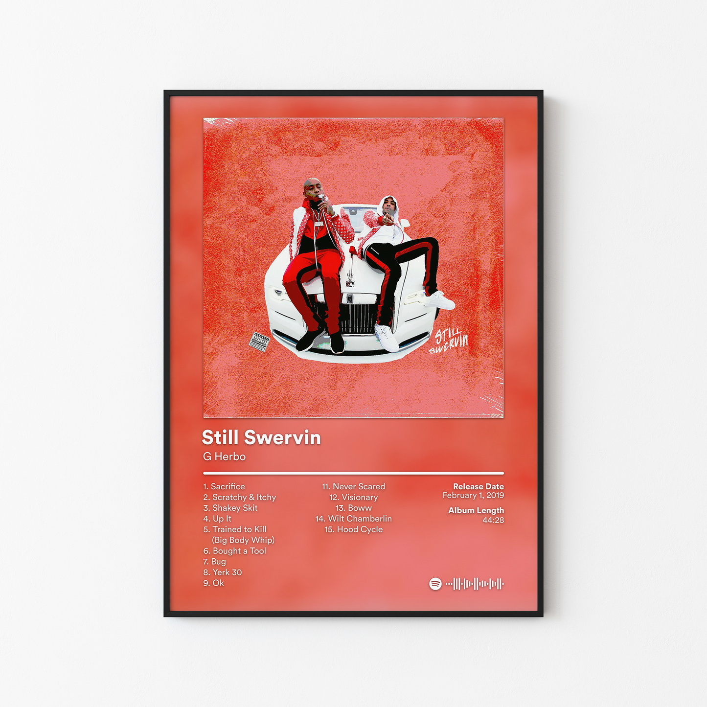 G Herbo Still Swervin Album Poster