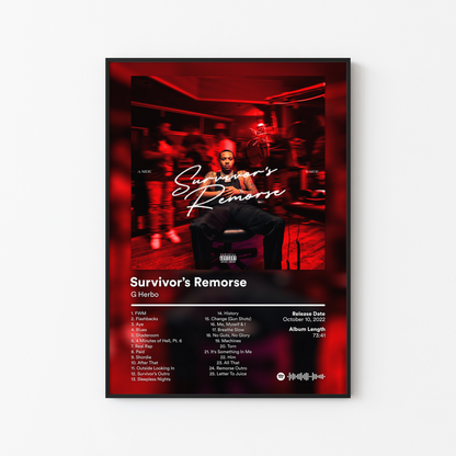 G Herbo Survivors Remorse Album Poster