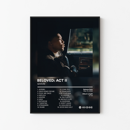 GIVEON BELOVED ACT II Album Poster