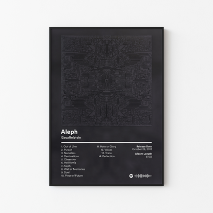 Gesaffelstein Aleph Album Poster