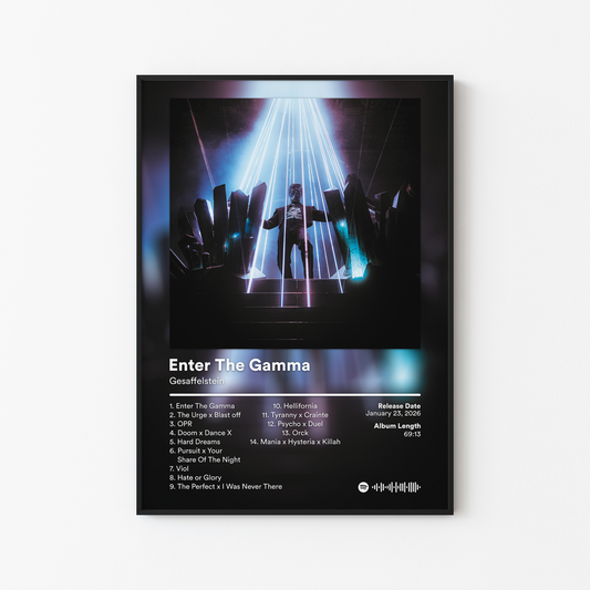 Gesaffelstein Enter The Gamma Album Poster