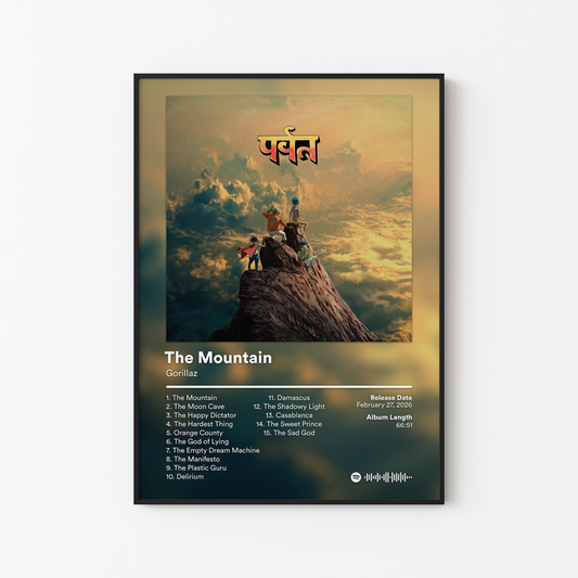 Gorillaz The Mountain Album Poster
