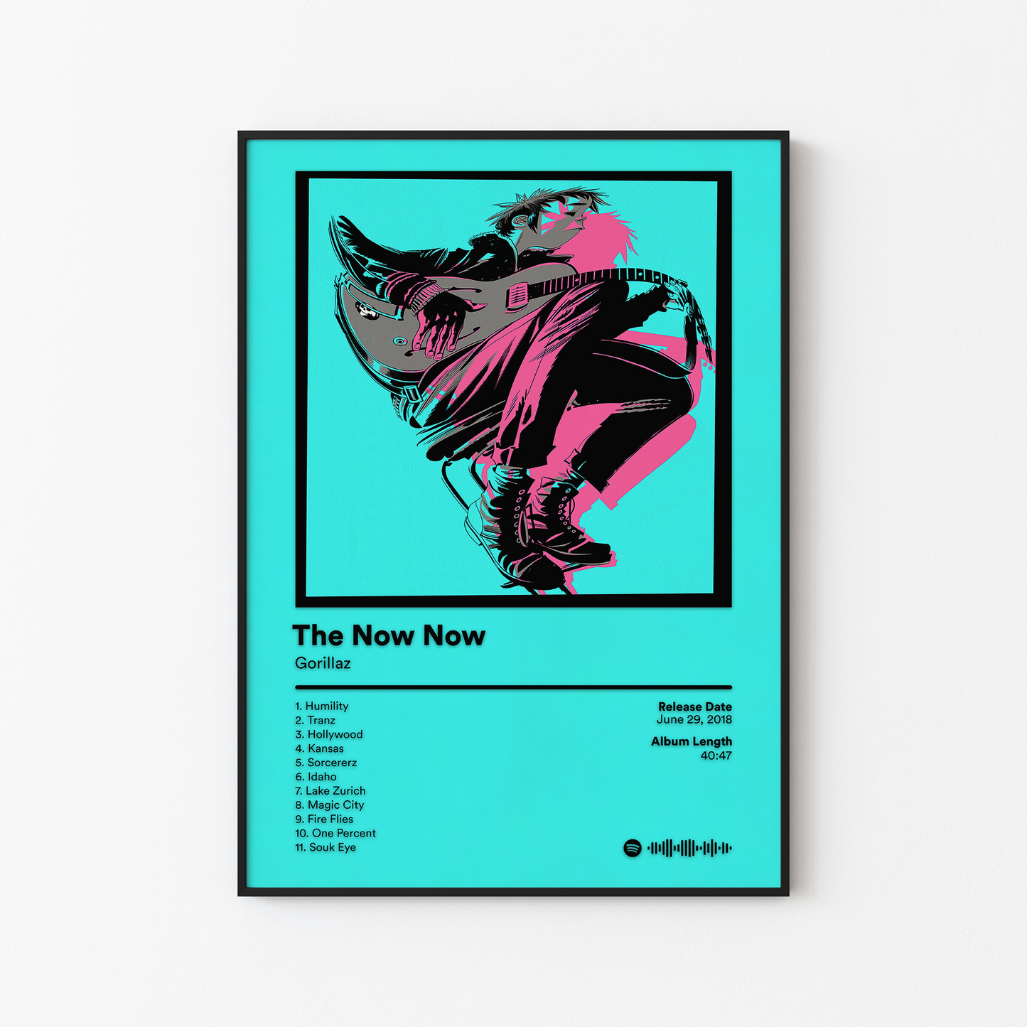 Gorillaz The Now Now Album Poster