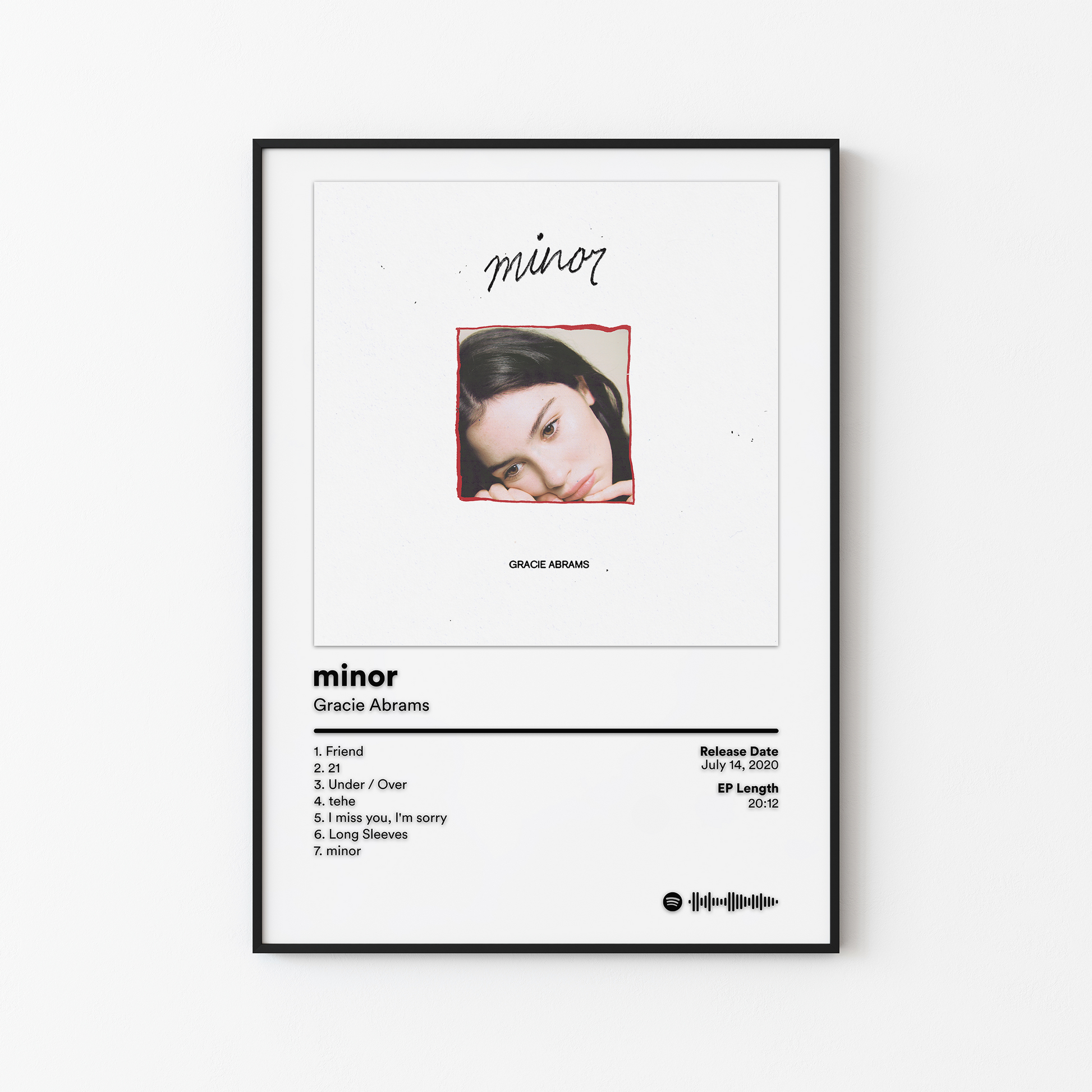 Gracie Abrams minor EP Poster