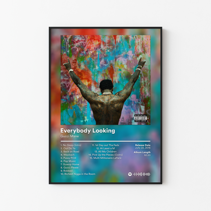 Gucci Mane Everybody Looking Album Poster