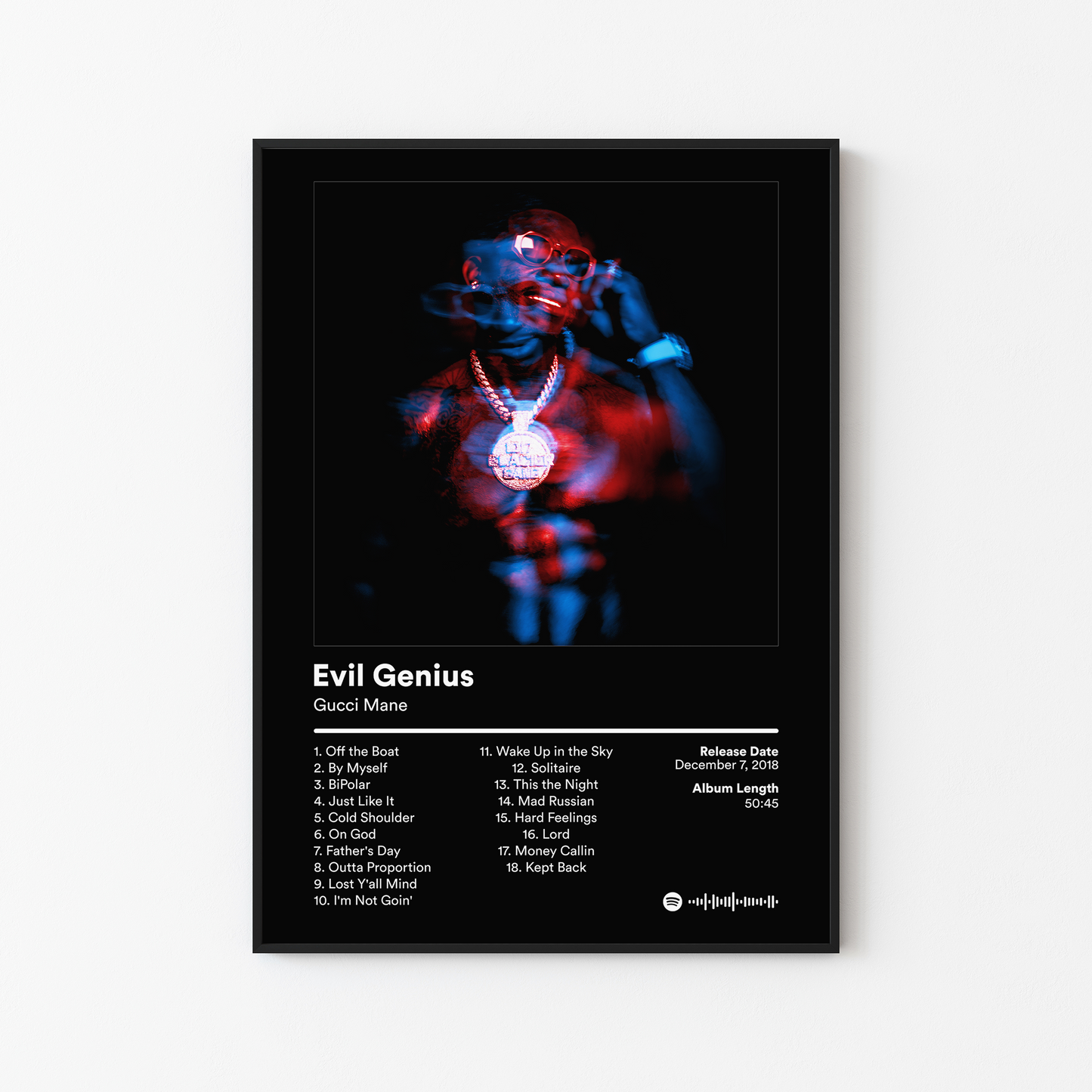 Gucci Mane Evil Genius Album Poster