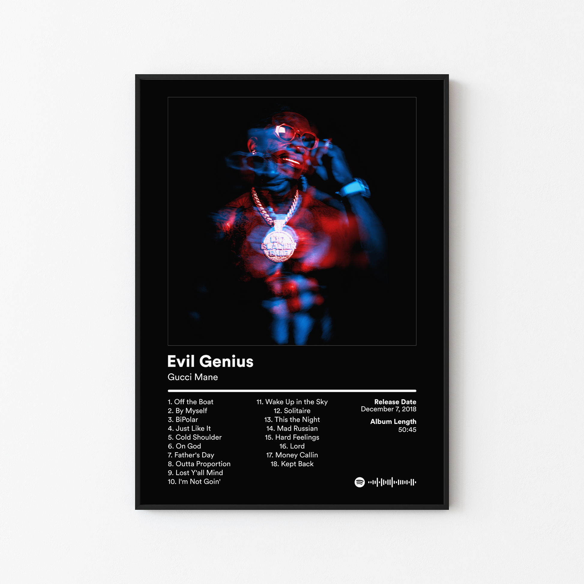 Gucci Mane Evil Genius Album Poster