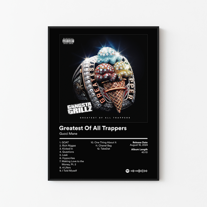 Gucci Mane Greatest Of All Trappers Album Poster