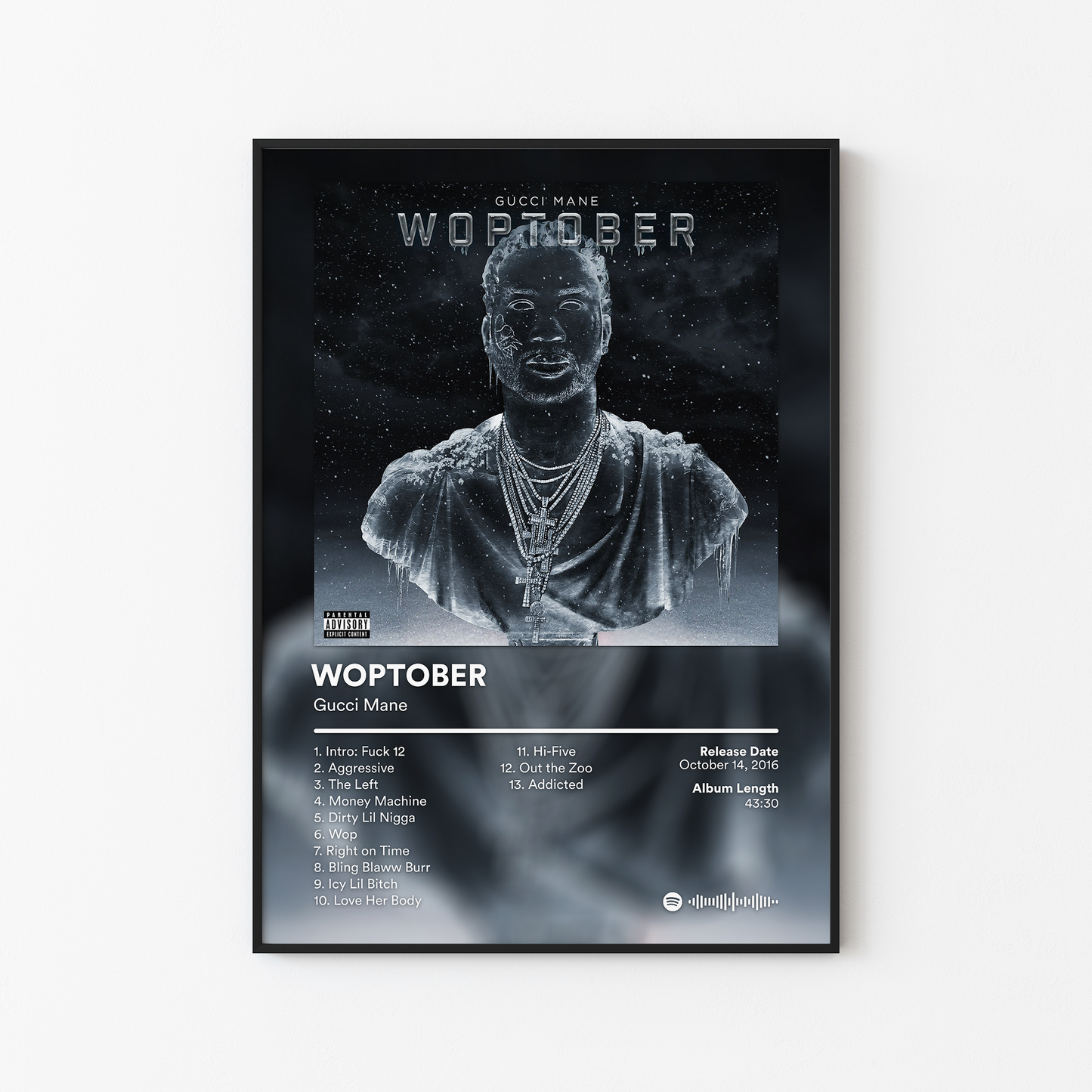 Gucci Mane WOPTOBER Album Poster