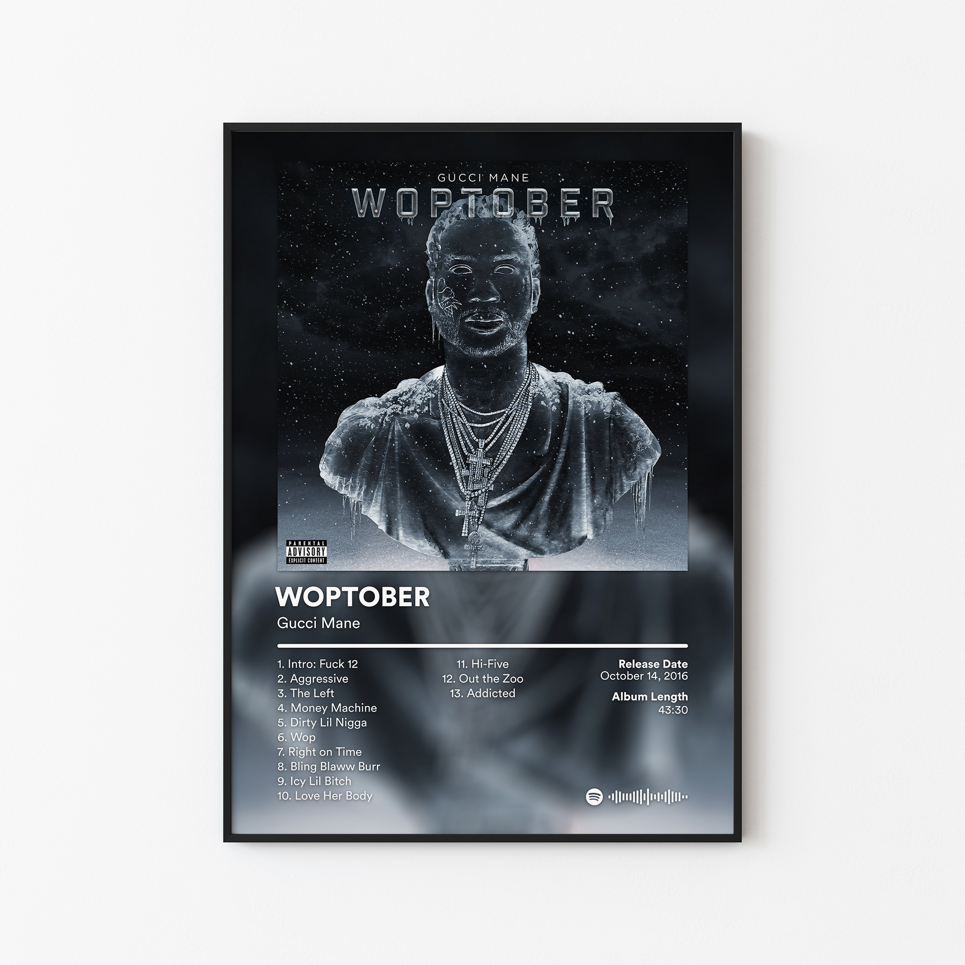 Gucci Mane WOPTOBER Album Poster