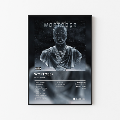 Gucci Mane WOPTOBER Album Poster