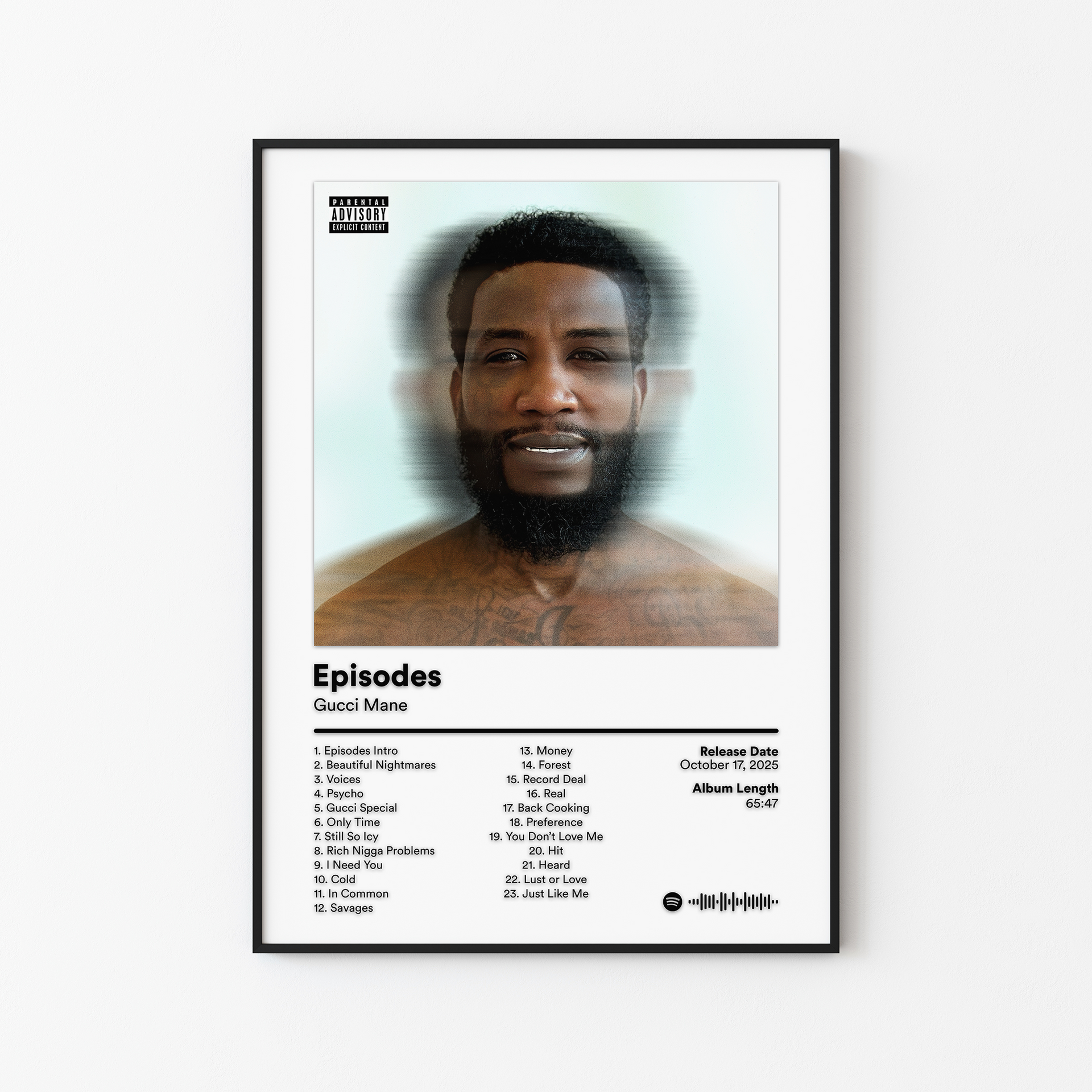 Only Human Supported by GUCCI/ポスター Gucci Mane Album Posters – Radial Posters