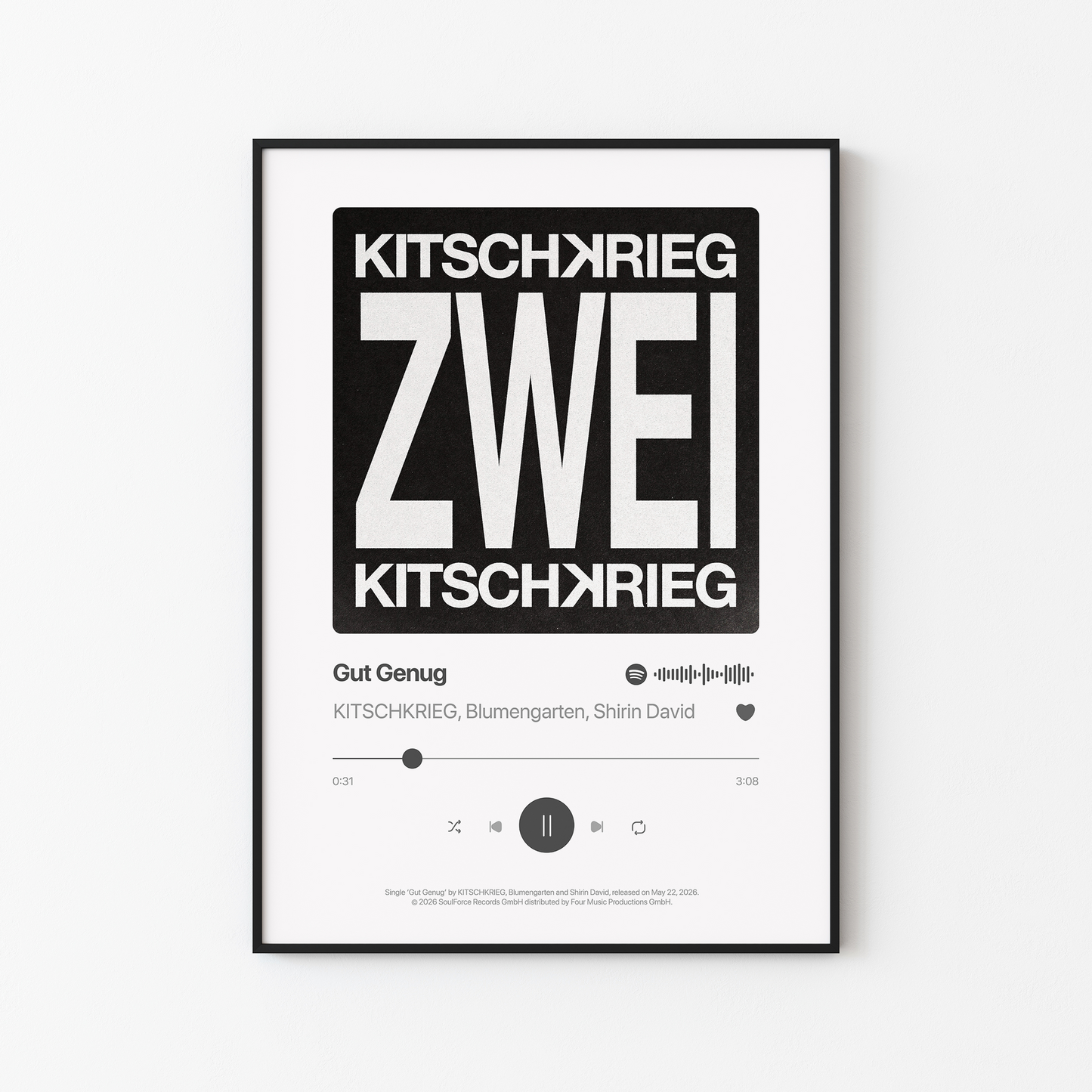 KITSCHKRIEG, Blumengarten & Shirin David – Gut genug