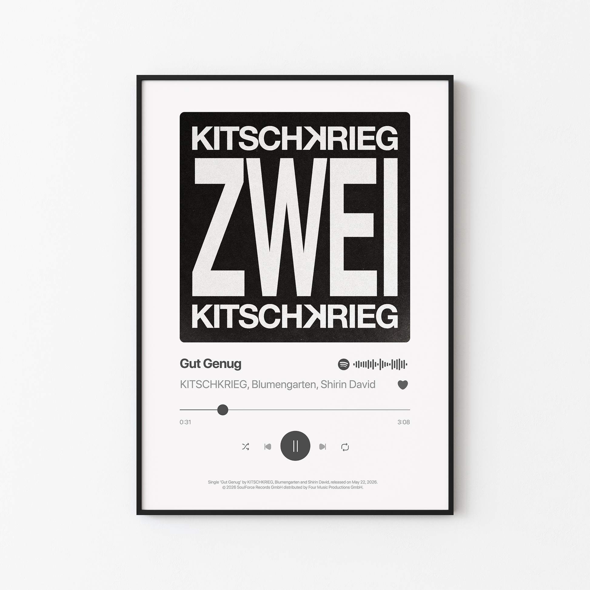 KITSCHKRIEG, Blumengarten & Shirin David – Gut genug