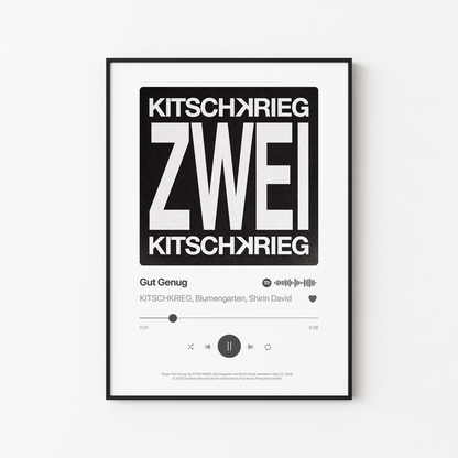KITSCHKRIEG, Blumengarten & Shirin David – Gut genug