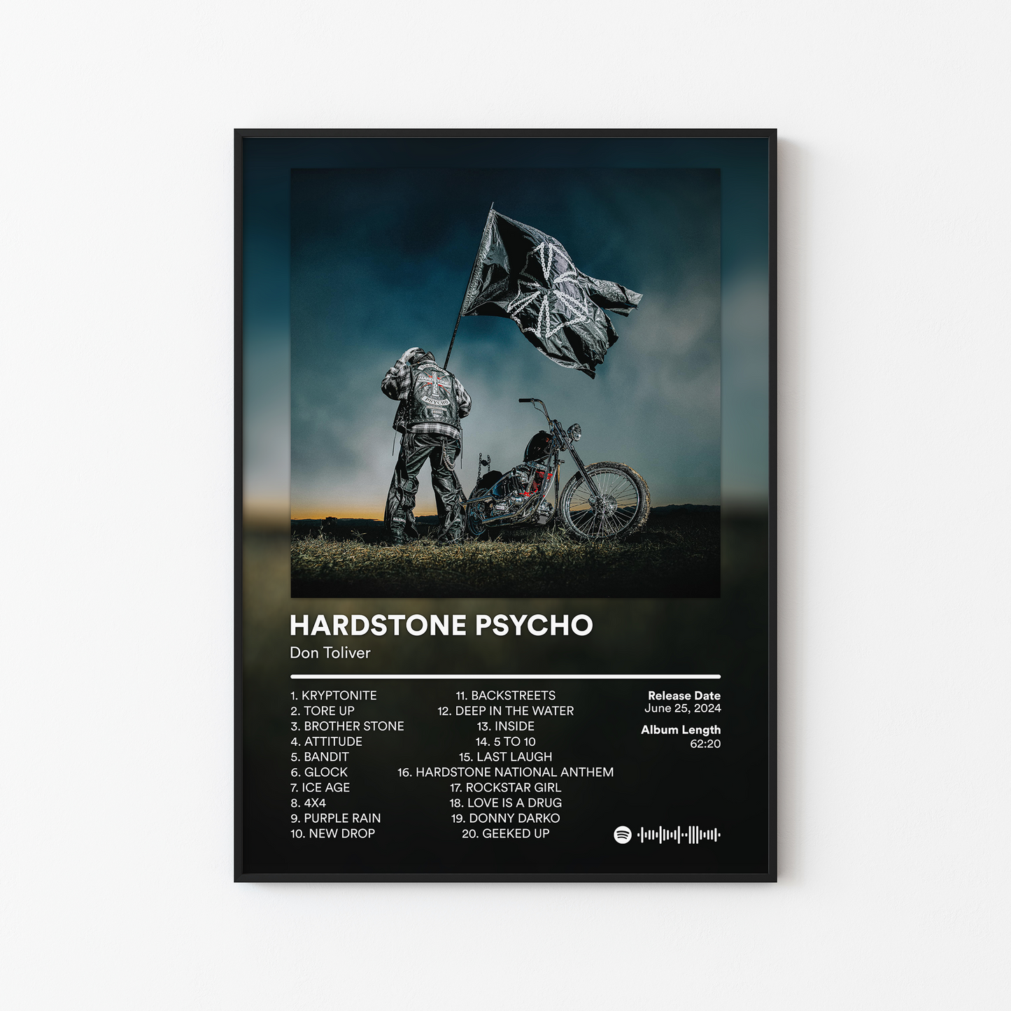 Don Toliver HARDSTONE PSYCHO Album Poster