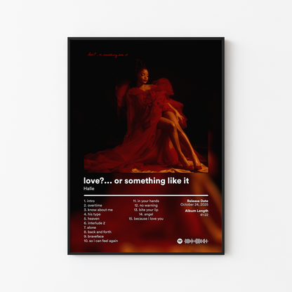 Halle love or something like it Album Poster