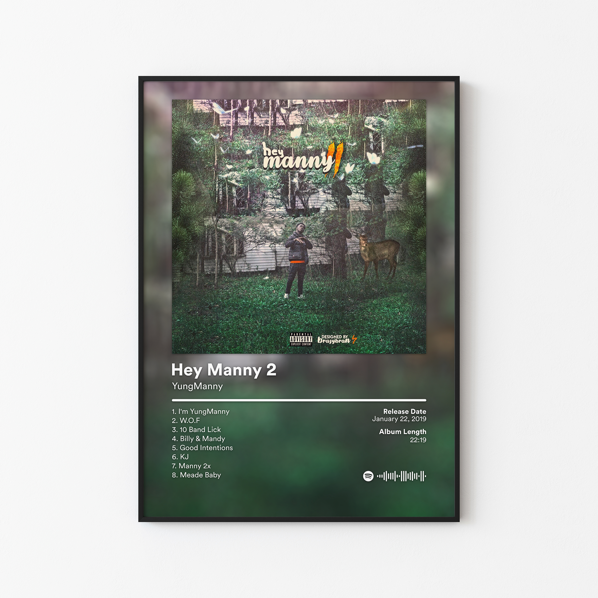 YungManny Hey Manny 2 Album Poster